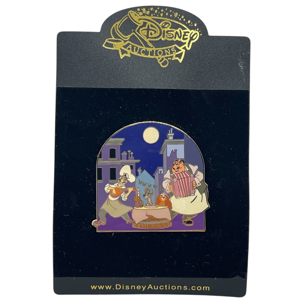 Lady and The Tramp LE 500‎ Disney Auctions Pin Bella Note Limited Edition Rare